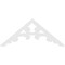 Ekena Millwork Pitch Vienna Architectural Grade PVC Gable Pediment, 72"W x 30"H x 1"P (10/12) GPP072X030X100VIE - alternate 4